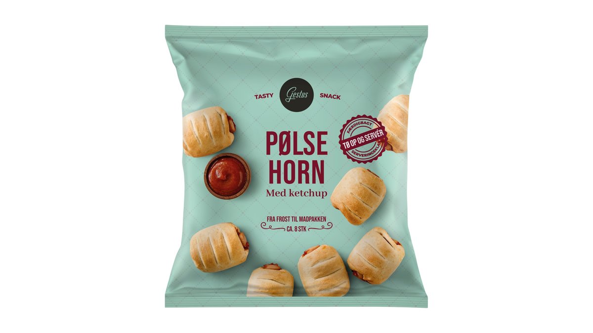 Gestus Pølsehorn Med Ketchup