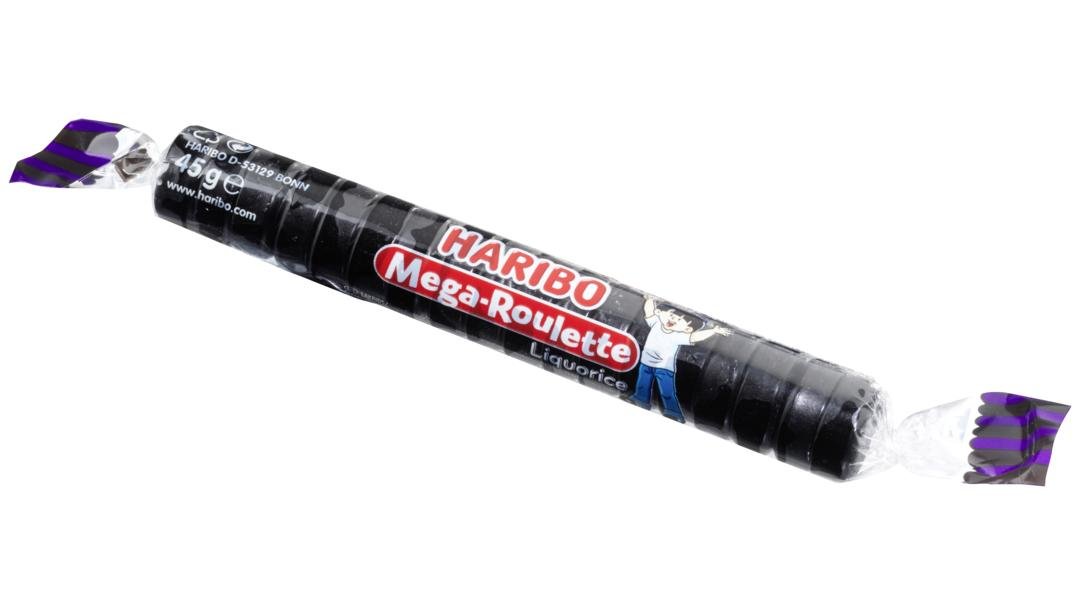 Mega roulette m. lakrids, Haribo