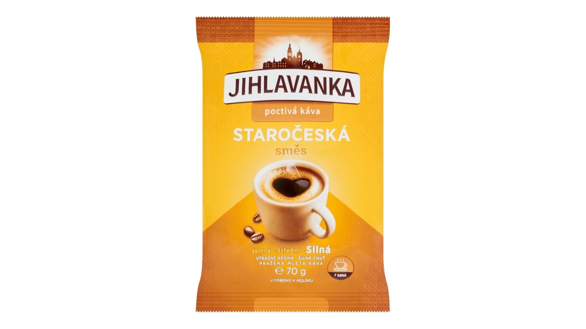 Jihlavanka staročeská mletá káva