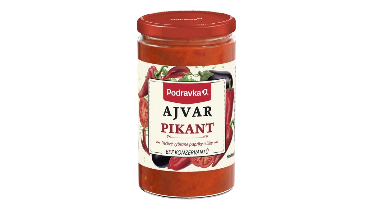 Podravka ajvar ostrý