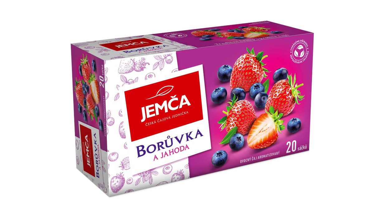 Jemča Borůvka a jahoda ovocný čaj