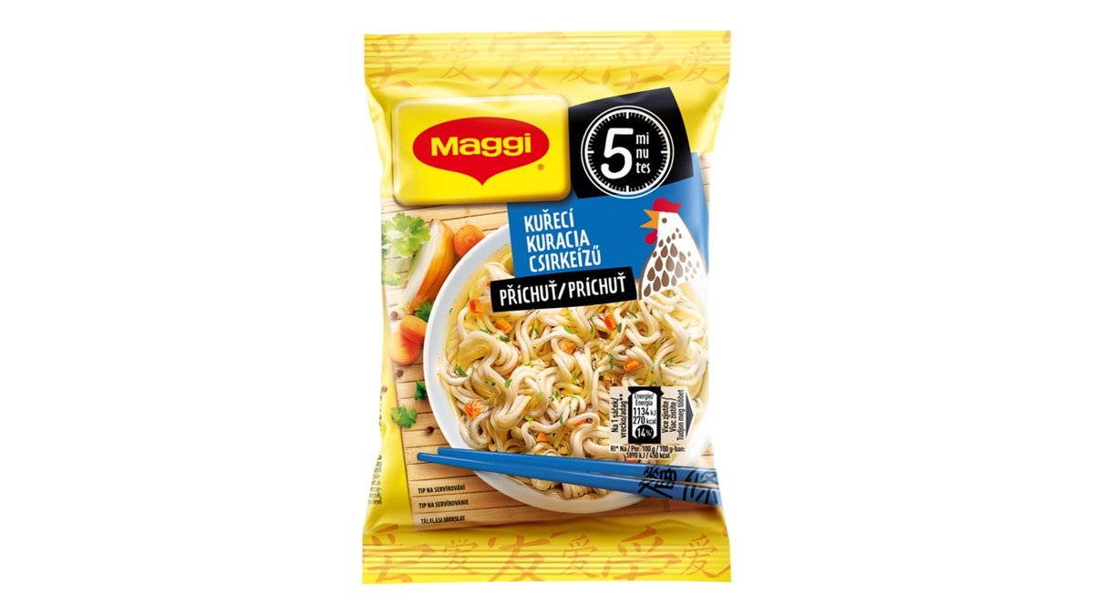 Maggi 5minutes nudle s kuřecí příchutí