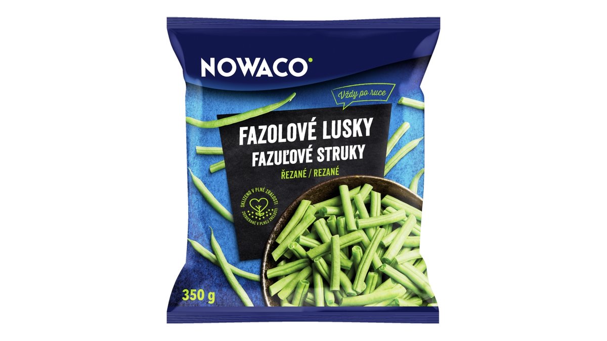 Nowaco fazolové lusky řezané