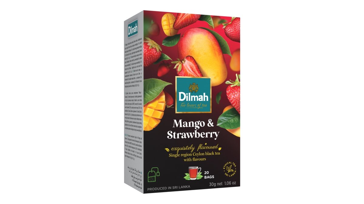 Dilmah čaj černý mango & jahoda
