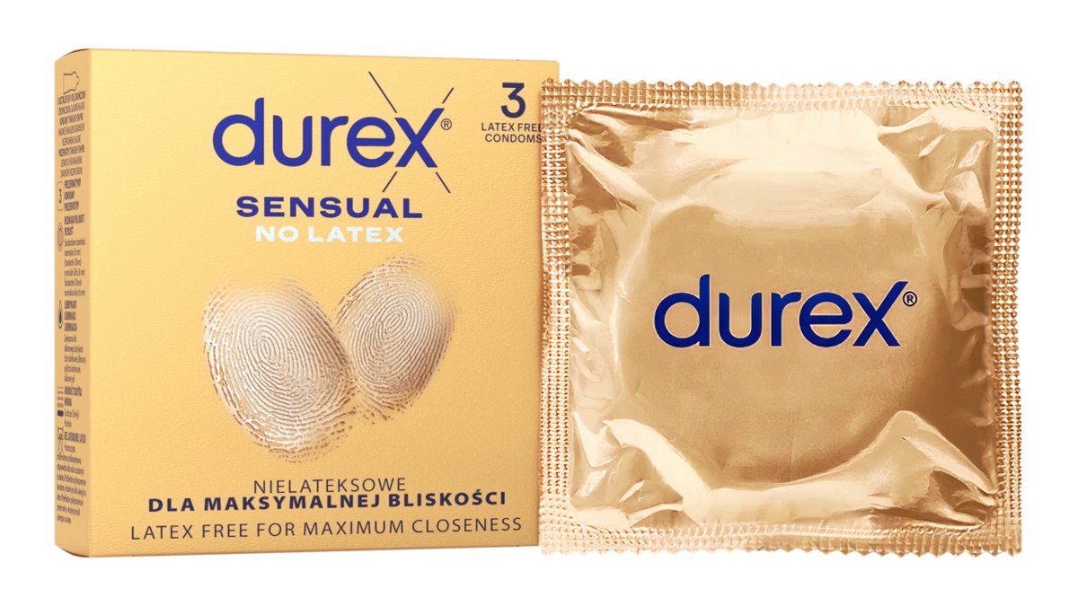 Durex Sensual kondomy No Latex