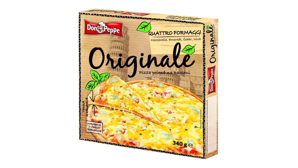 Don Peppe Originale pizza Quattro Formaggi