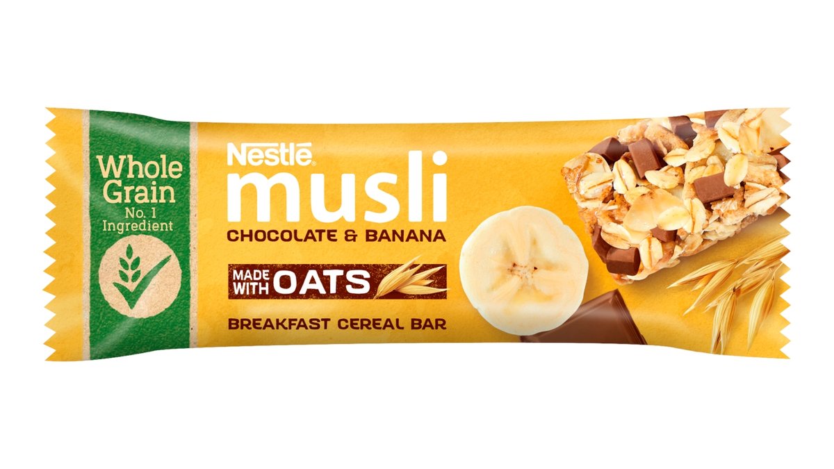 Nestlé müsli tyčinka čokoláda a banán