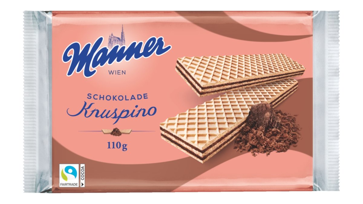 Manner Knuspino oplatky s čokoládovou náplní