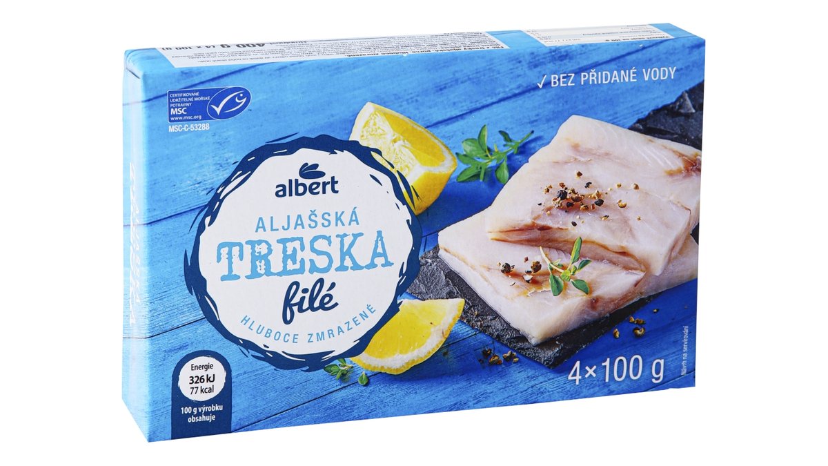 Albert aljašská treska filé