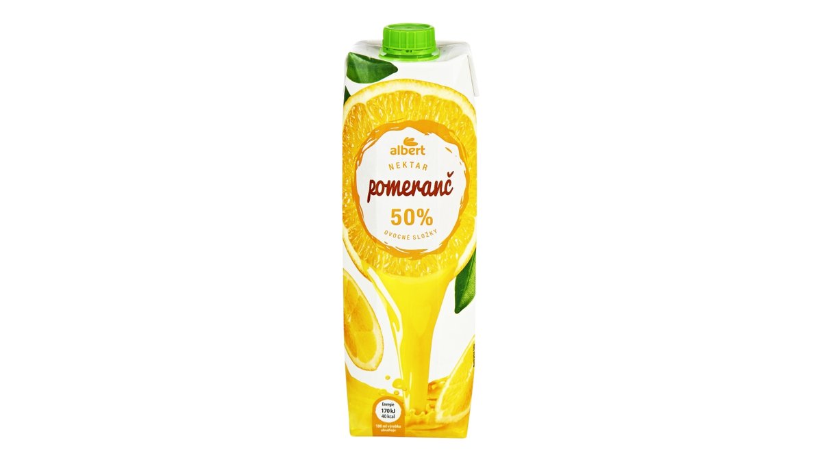 Albert 50% pomeranč nektar