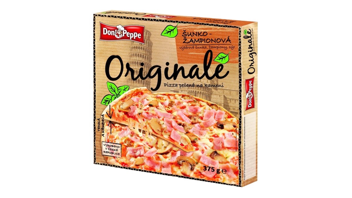 Don Peppe Originale pizza šunko-žampionová