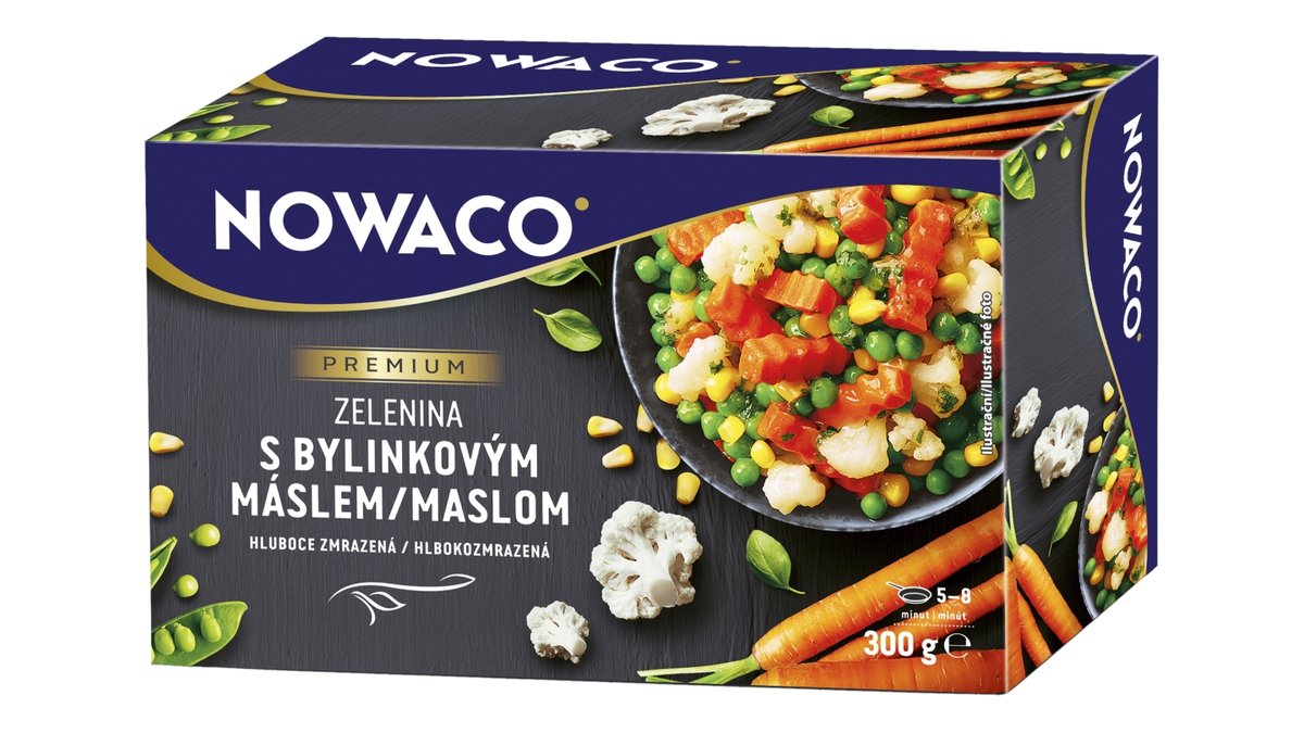 Nowaco zelenina s bylink. máslem premium