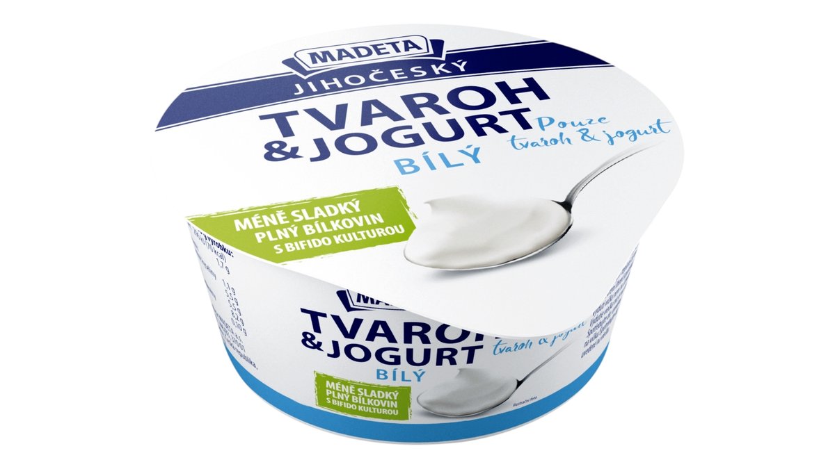 Madeta Jihočeský Tvaroh&Jogurt bílý