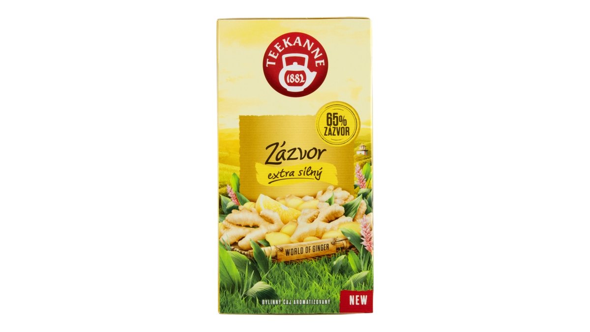 Teekanne bylinný čaj zázvor extra silný