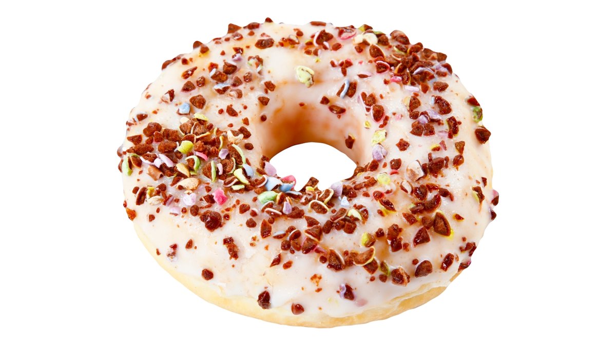Donut s drcenými bonbonky