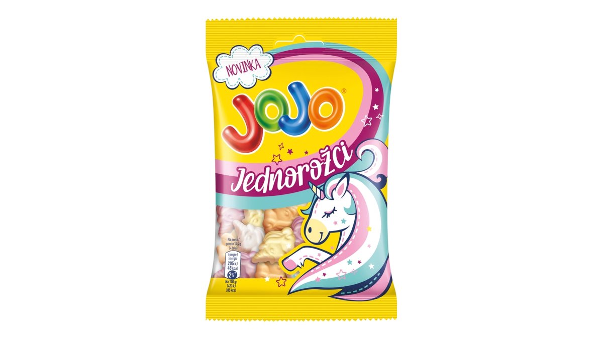 Jojo unicorn bonbony želé