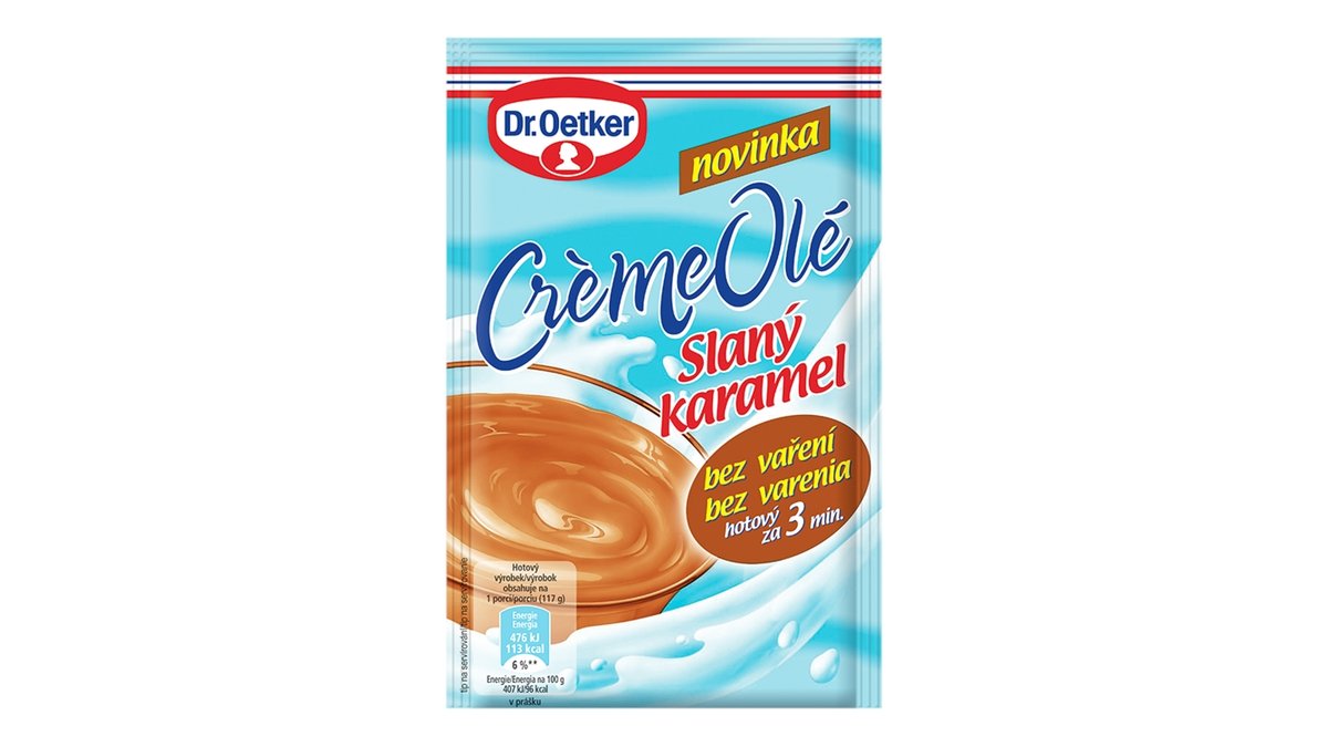 Dr.Oetker Crème Olé slaný karamel bez vaření