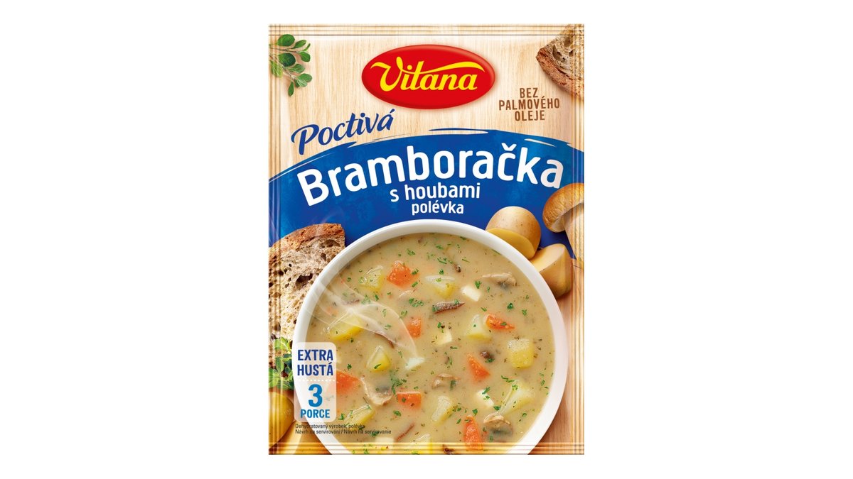 Vitana Poctivá polévka bramboračka s houbami