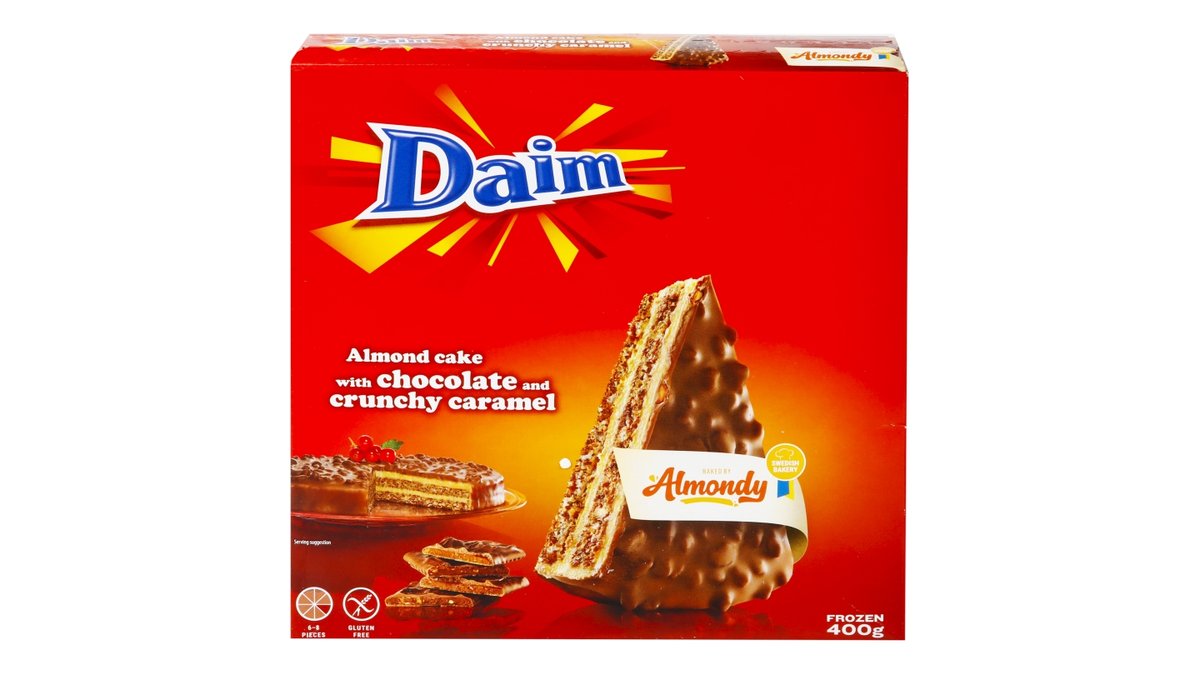 Daim dort Almond with Choco. and Crunch.Caramel