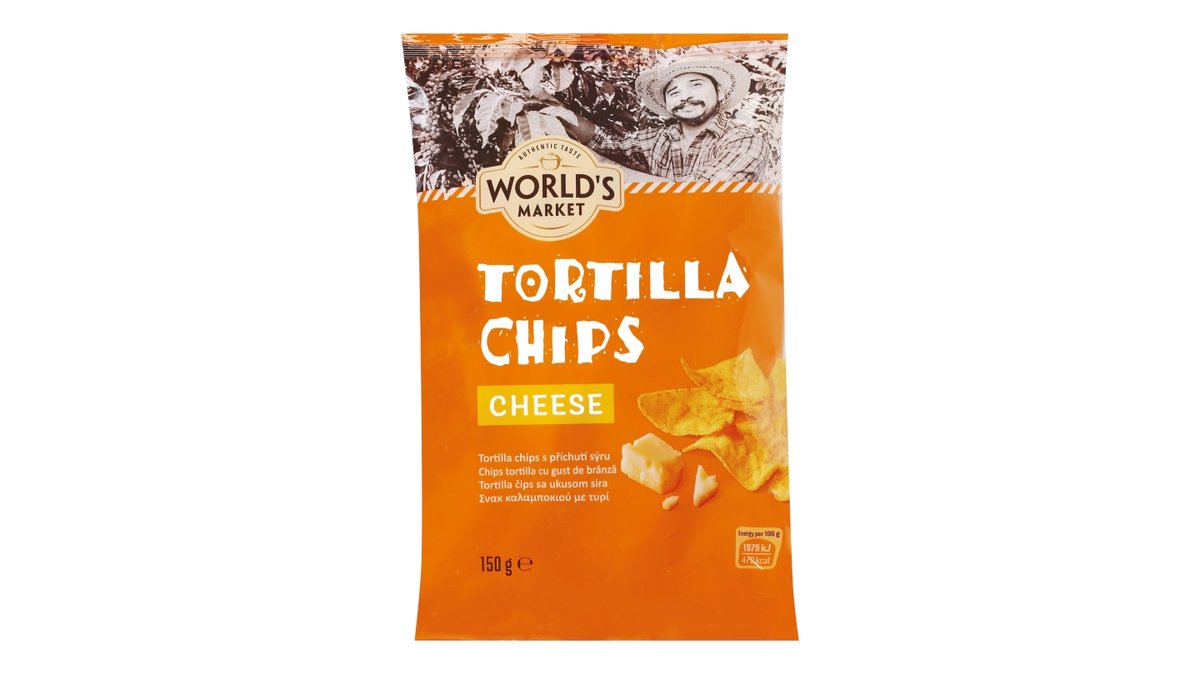 World's Market Tortilla chips sýrové