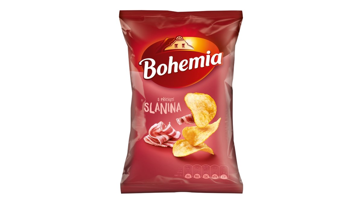 Bohemia chips slanina