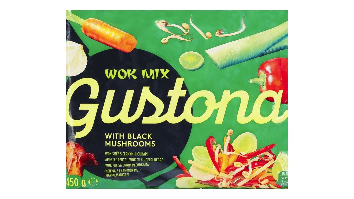 Gustona wok směs s houbami