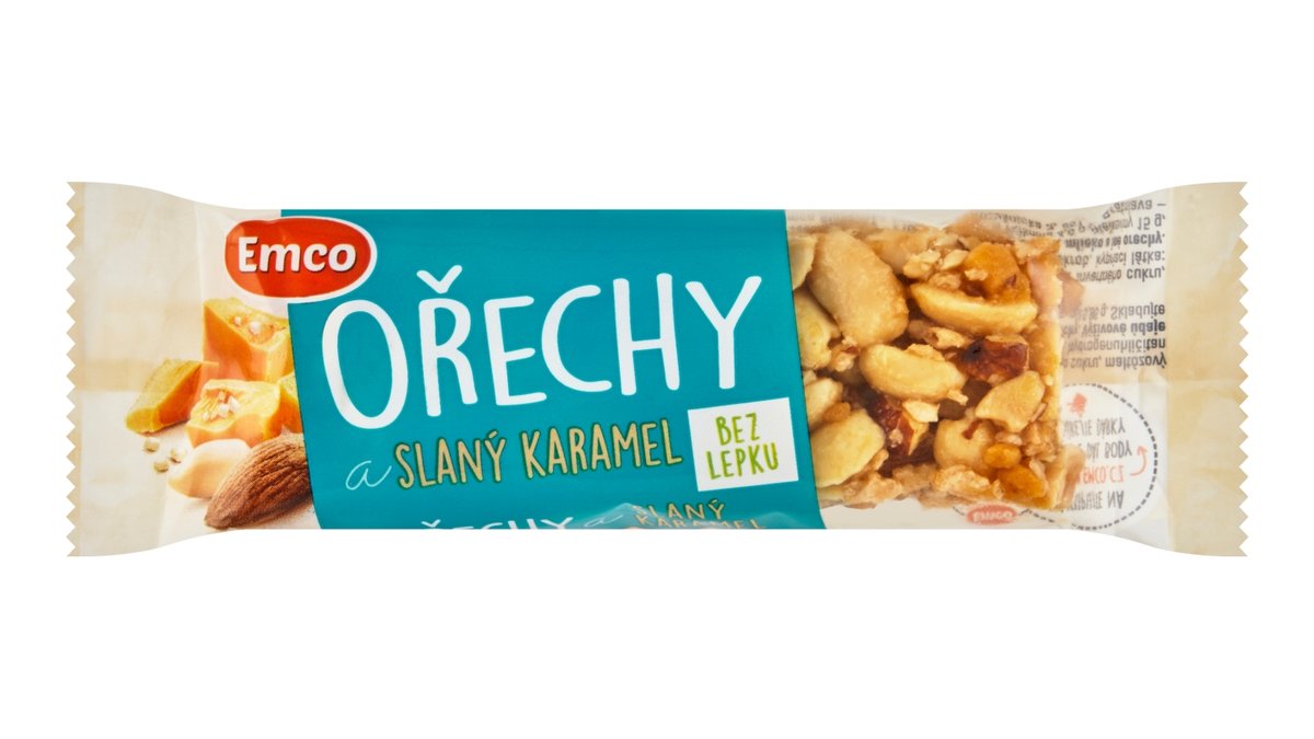 Emco tyčinka bez lepku slaný karamel