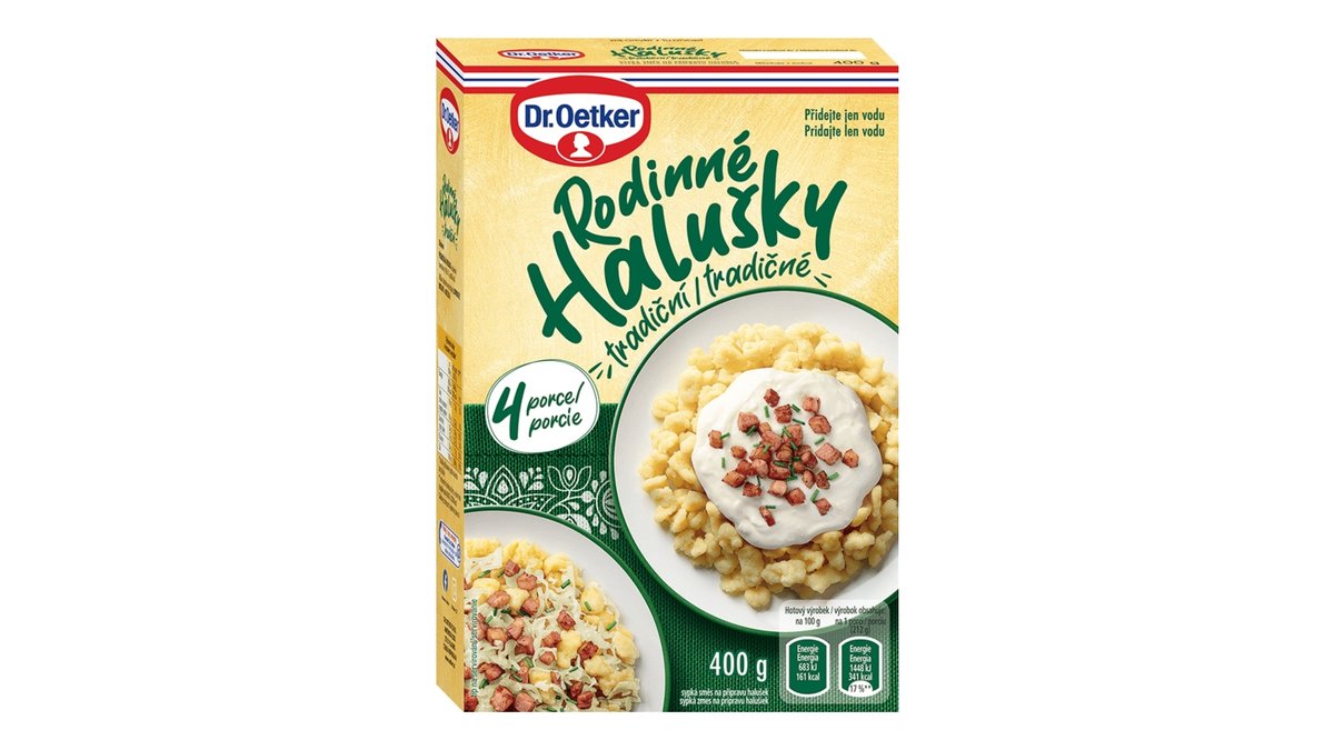 Dr.Oetker halušky tradiční rodinné