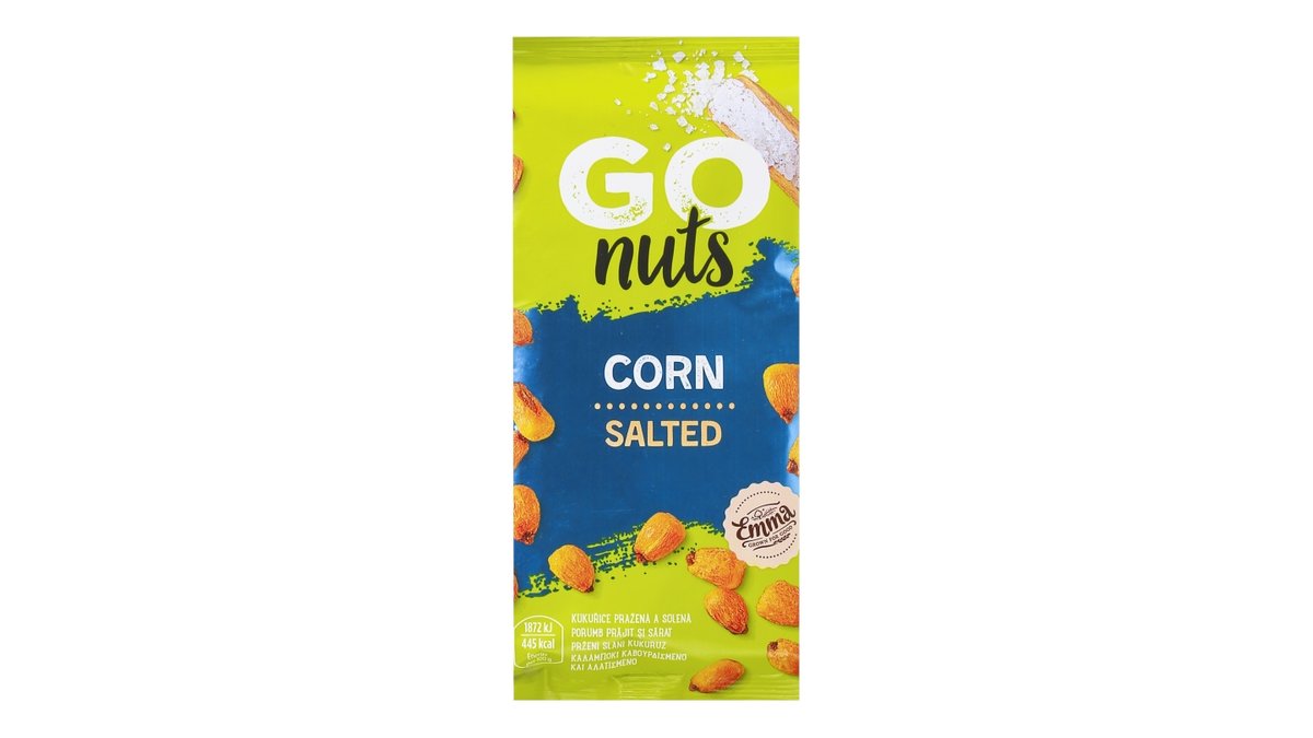 Emma Go Nuts kukuřičná zrna solená