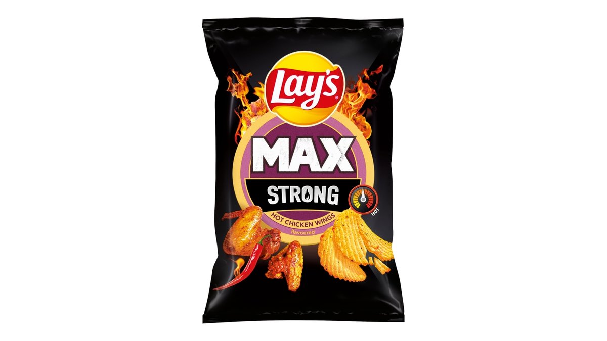 Lays max strong pálivé kuřecí křídla