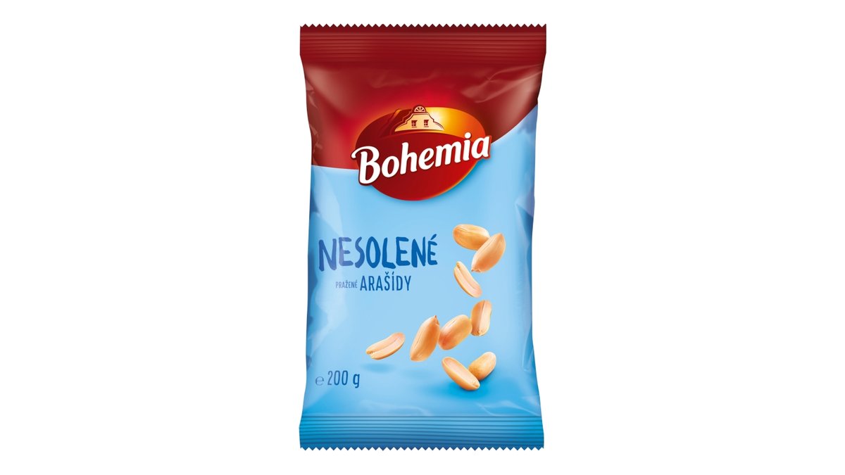 Bohemia arašídy nesolené