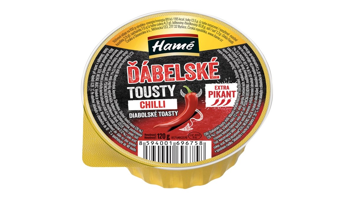 Hamé Ďábelské tousty s chilli