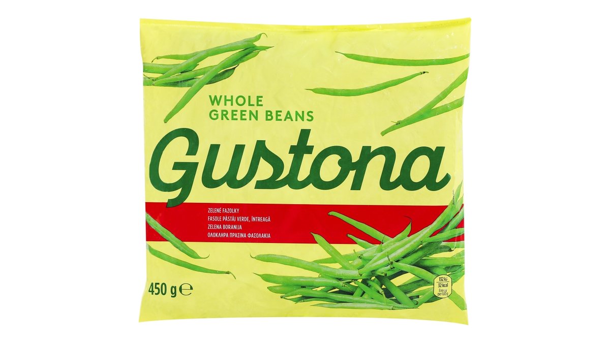 Gustona Zelené fazolky celé
