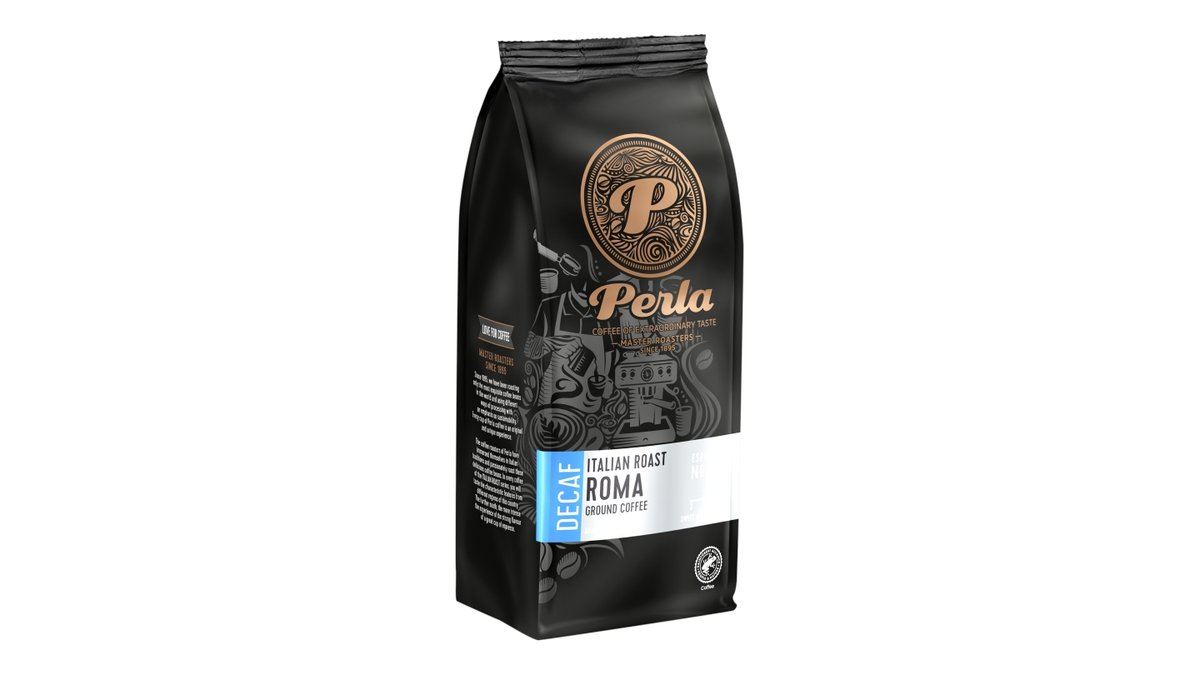 Perla Decaf Roma mletá káva