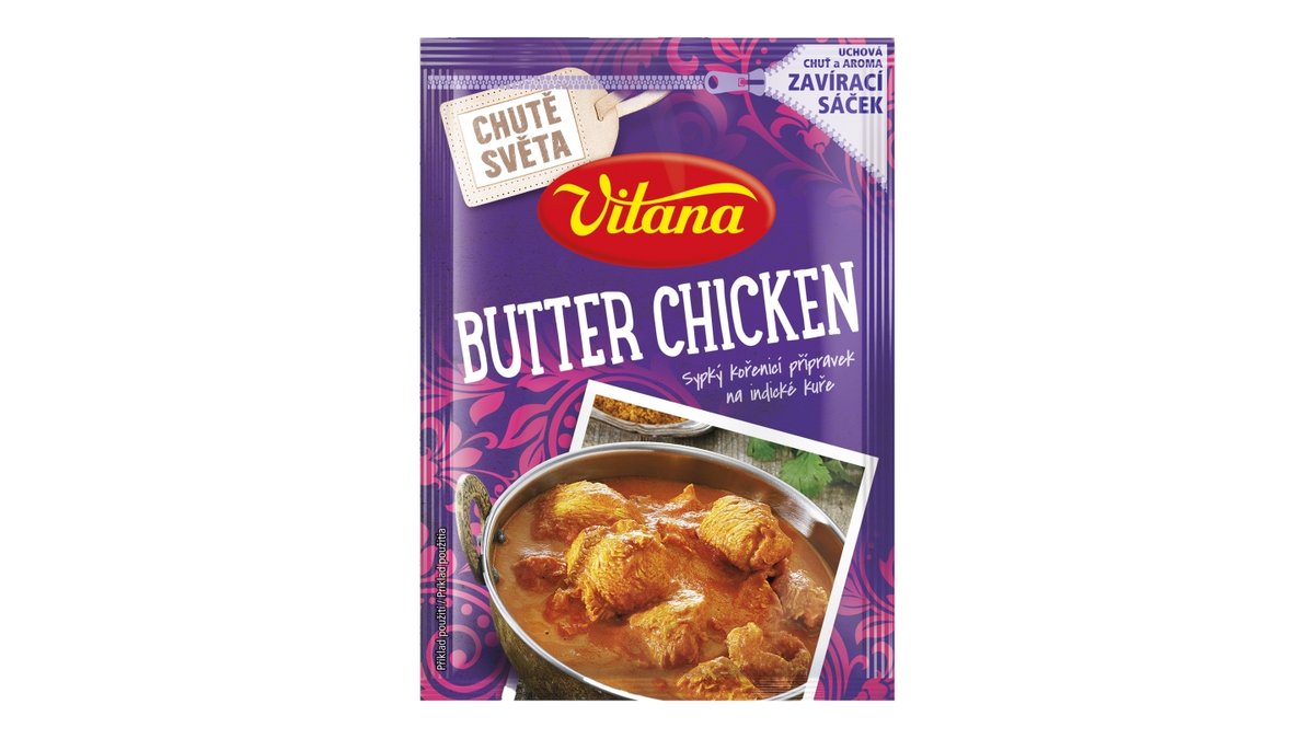 Vitana Chutě světa Butter chicken