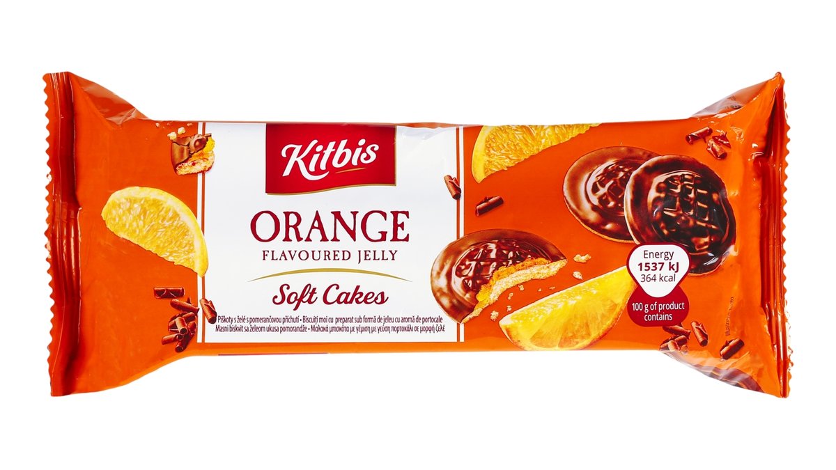 Kitbis piškoty pomerančové v čokoládě