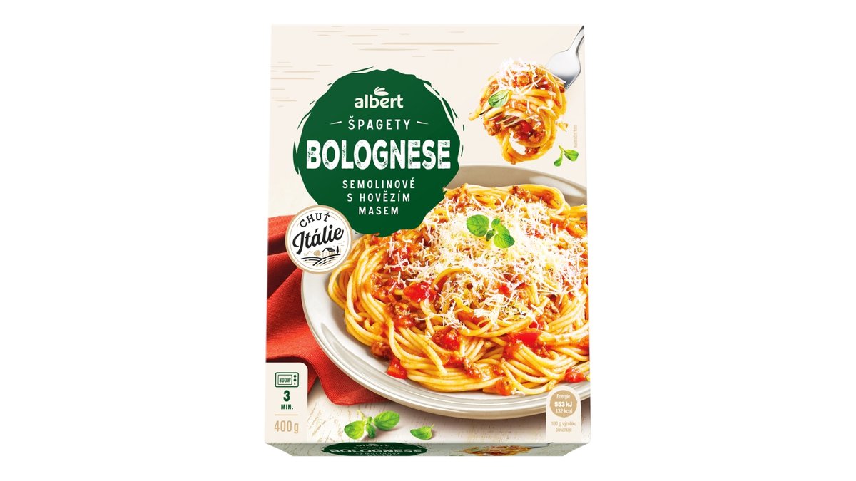 Albert špagety bolognese
