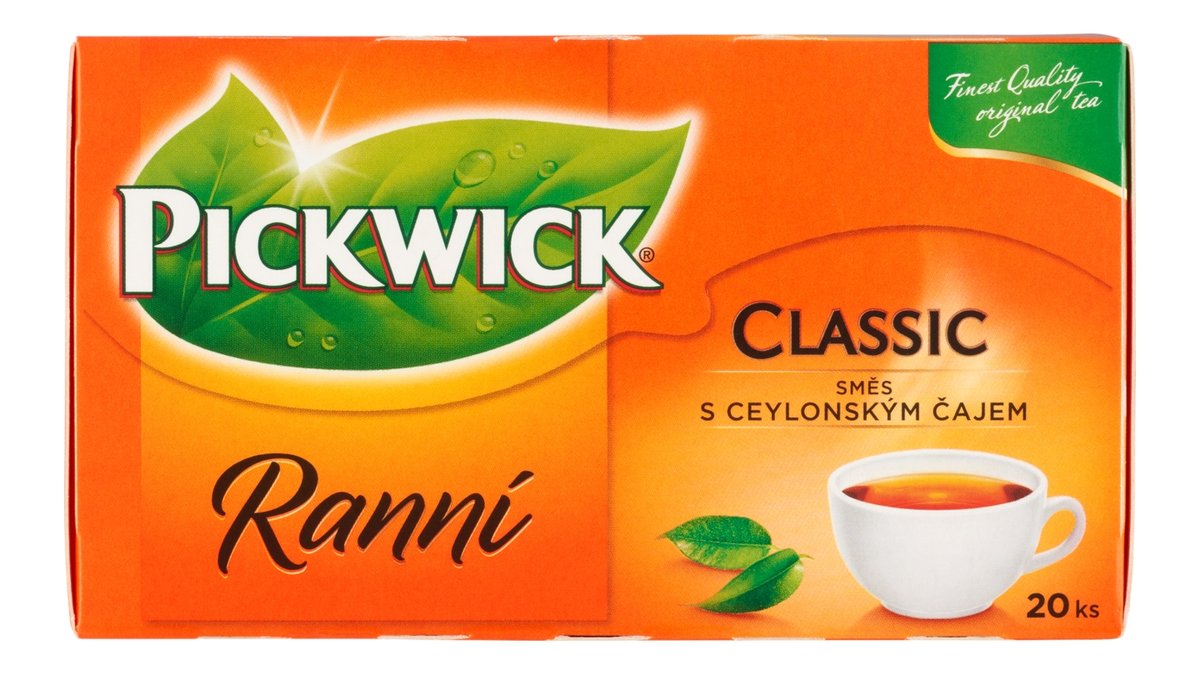 Pickwick Ranní Classic směs s ceylonským čajem