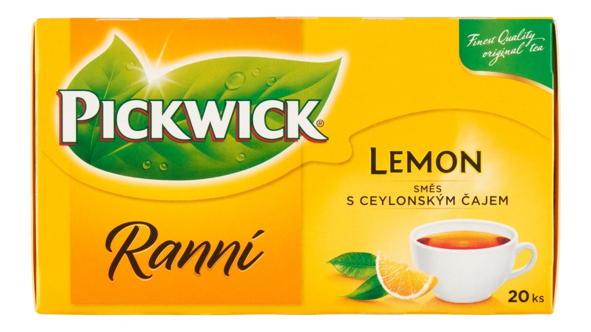 Pickwick Ranní s citronem směs s ceylonským čajem