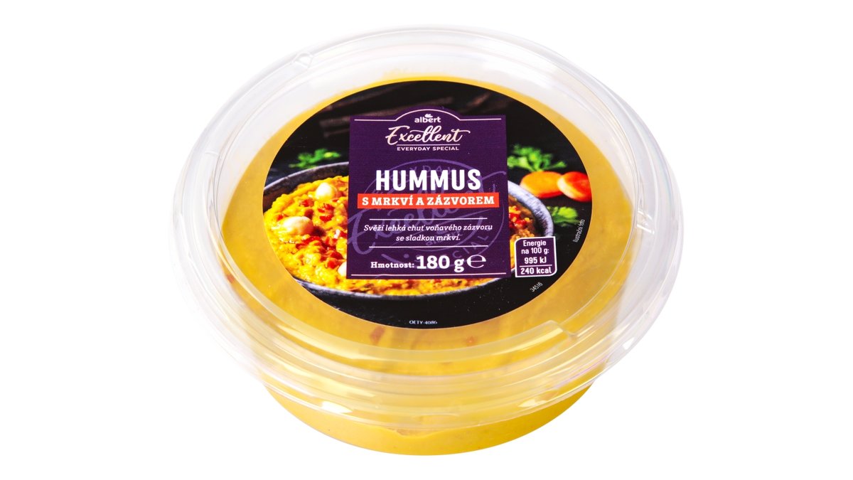 Albert Excellent hummus s mrkví a zázvorem