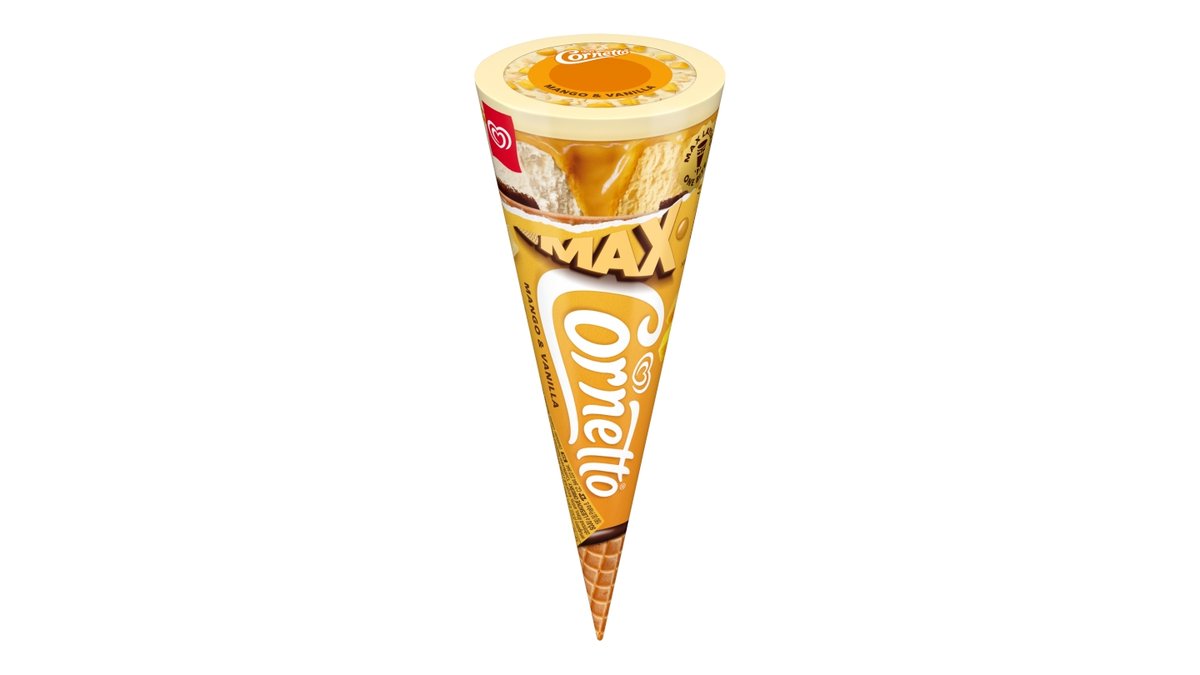 Cornetto max kornout Mango & Vanilla
