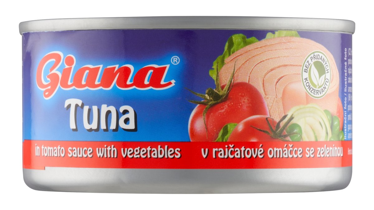 Giana tuňák v rajčatové omáčce se zeleninou