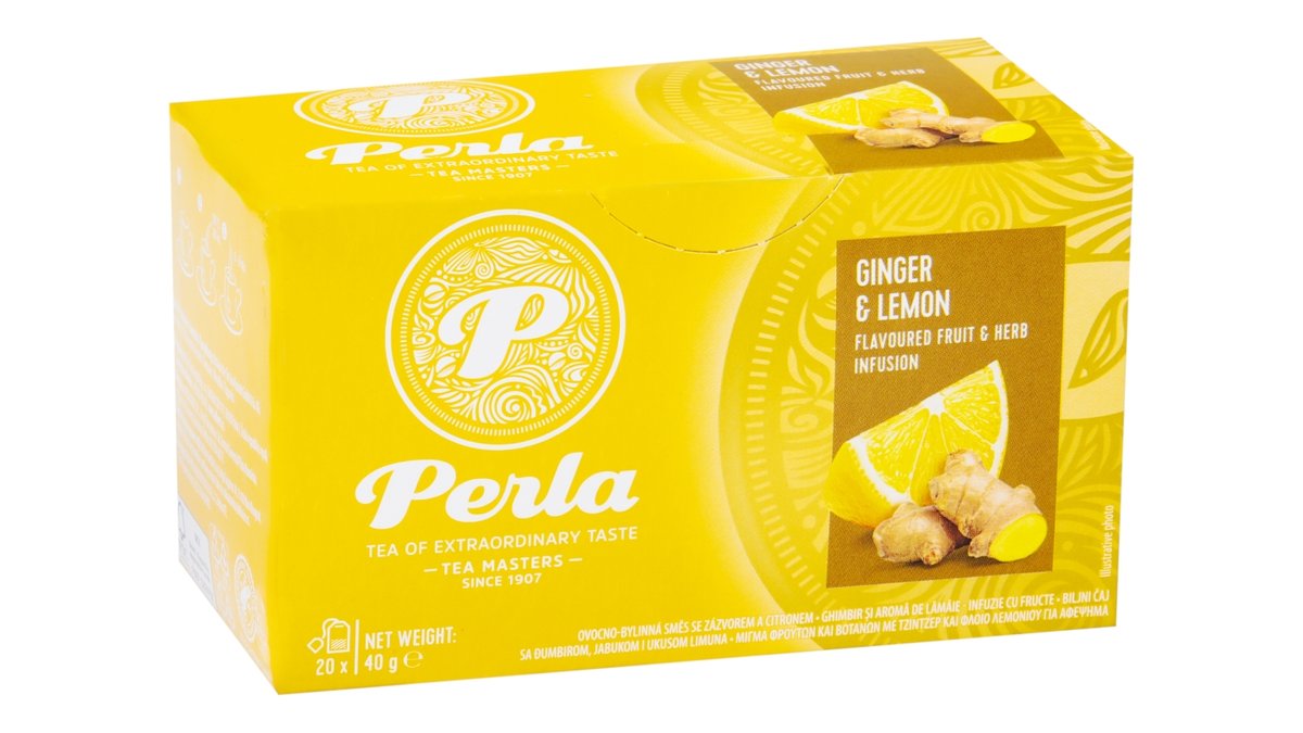 Perla Bylinný čaj zázvor a citronová kůra