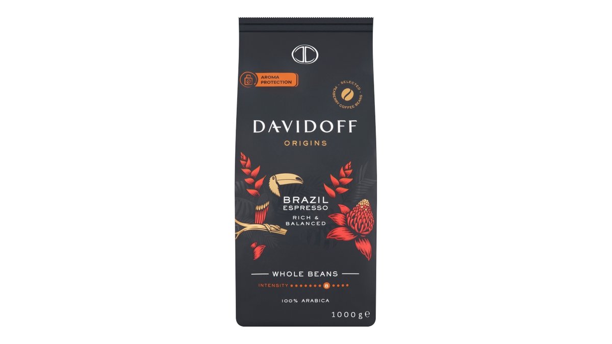 Davidoff zrnková káva Origins Brazil