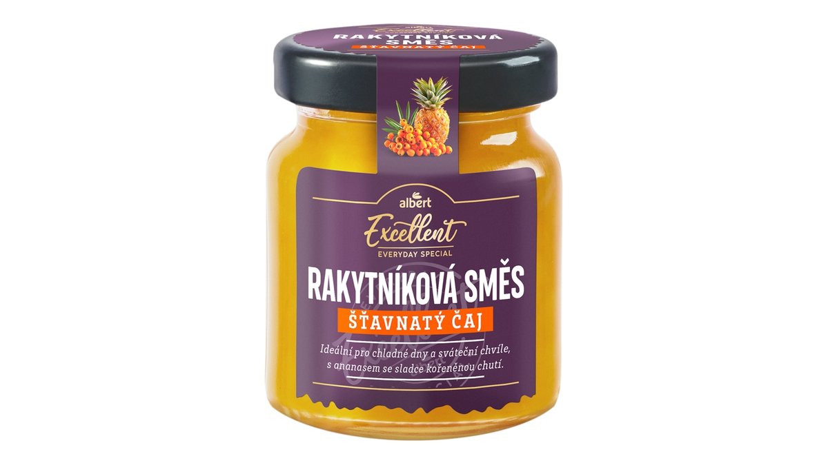 Albert Excellent čaj šťavnatý, rakytník