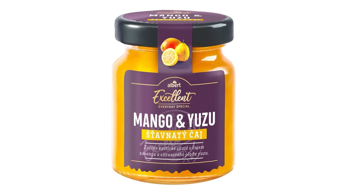 Albert Excellent čaj šťavnatý, mango a yuzu