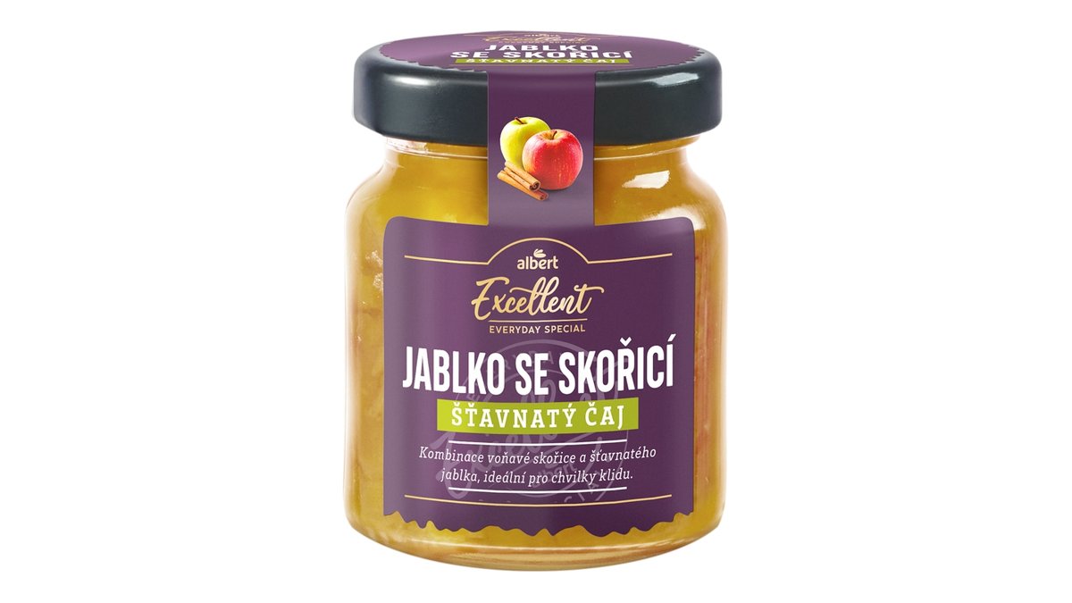Albert Excellent čaj šťavnatý, jablko skořice
