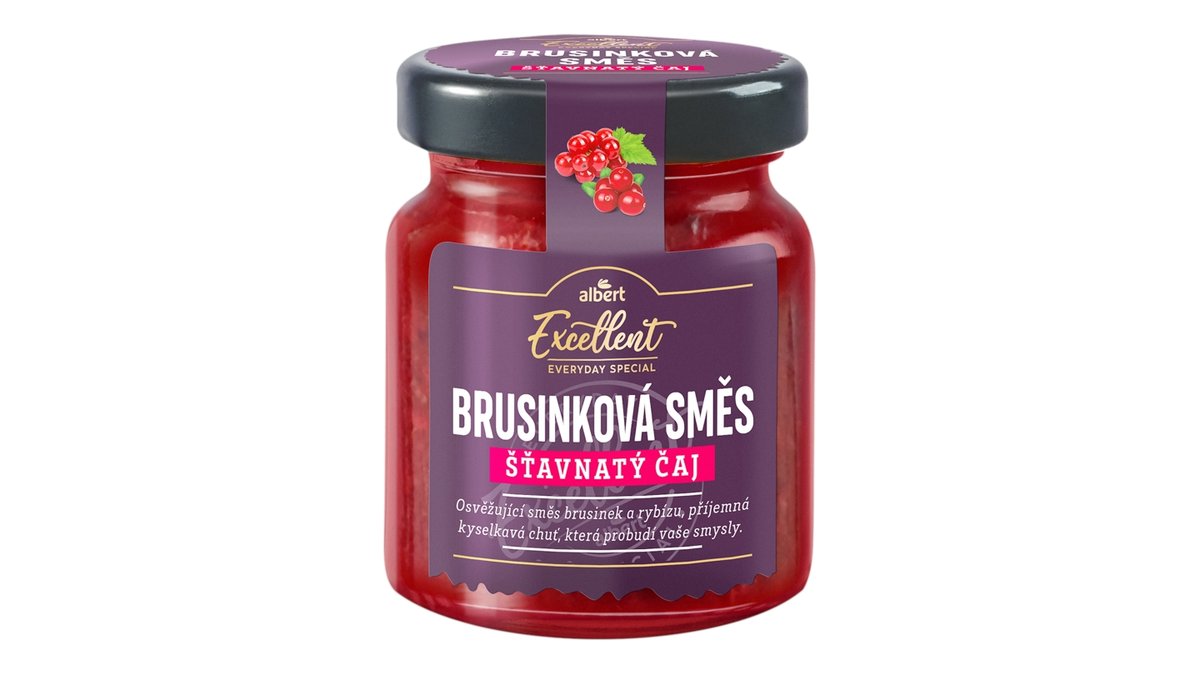 Albert Excellent čaj šťavnatý, brusinka