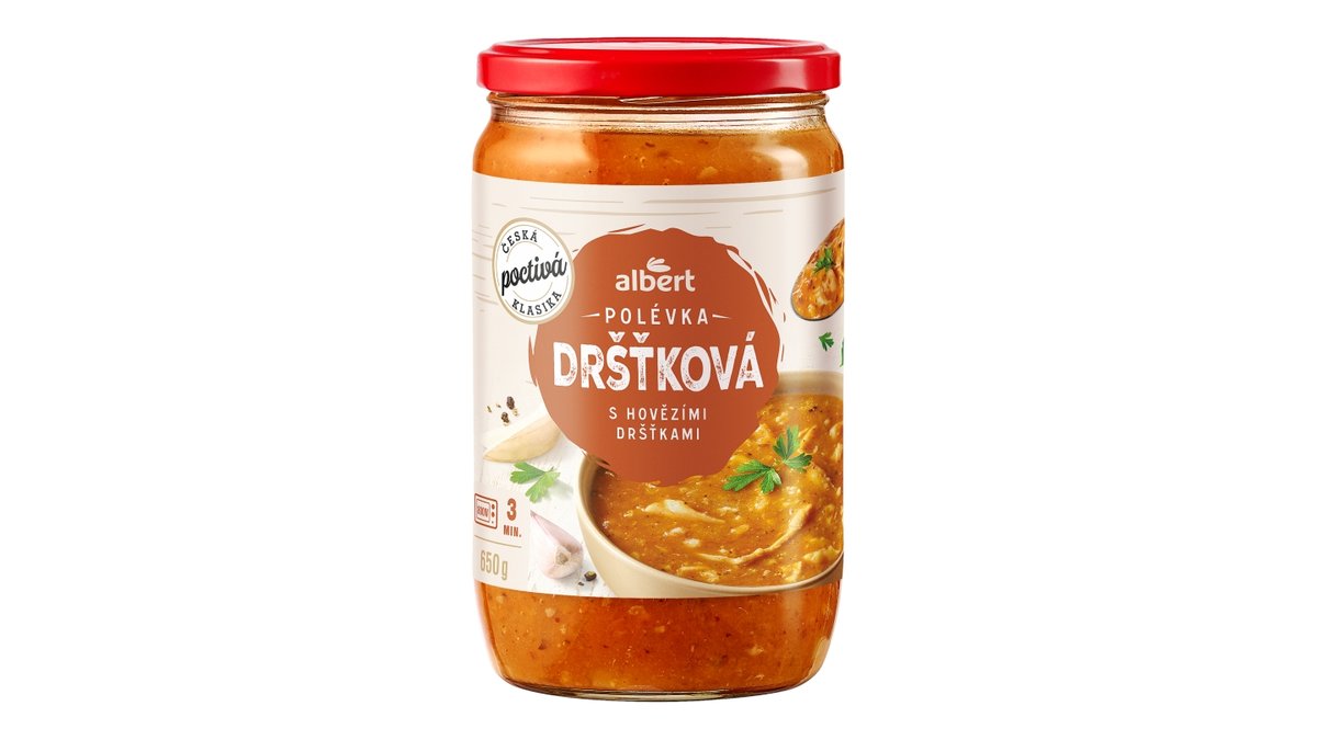 Albert Dršťková polévka pikant