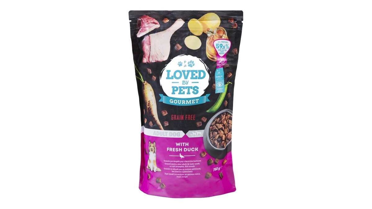 Loved by Pets Gourmet granule s kach. pro psy